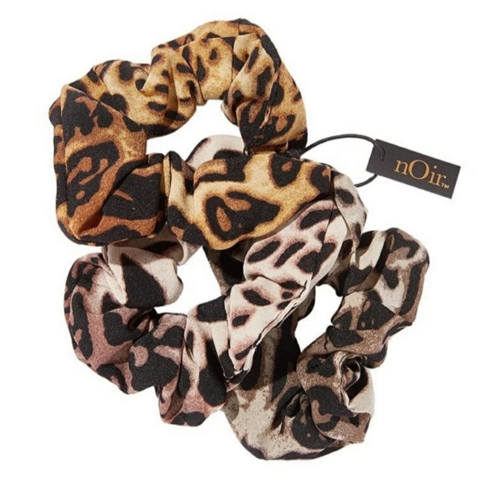 nOir Jewelry Ombré Leopard Scrunchies (3)